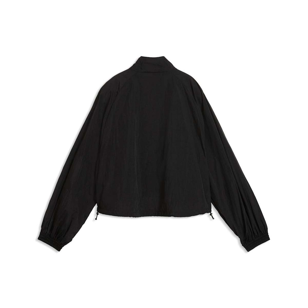 HER Relaxed Full-Zip Woven Jacket Women - PUMA Black back view