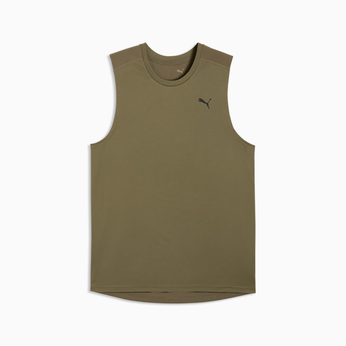 PWRTRAIN Training Tank Men - Loden Green front view