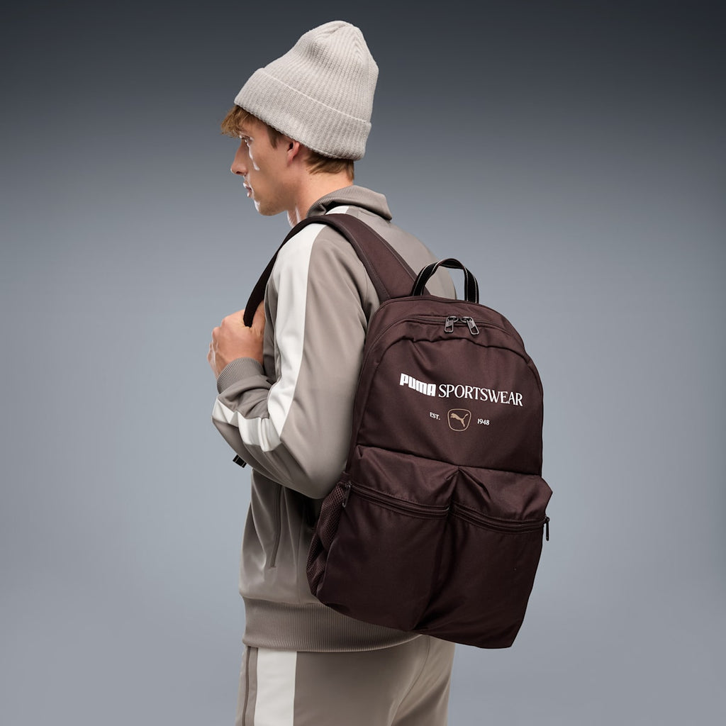 PUMA Phase Class 20L Backpack - Chocolate Fondue - Model view