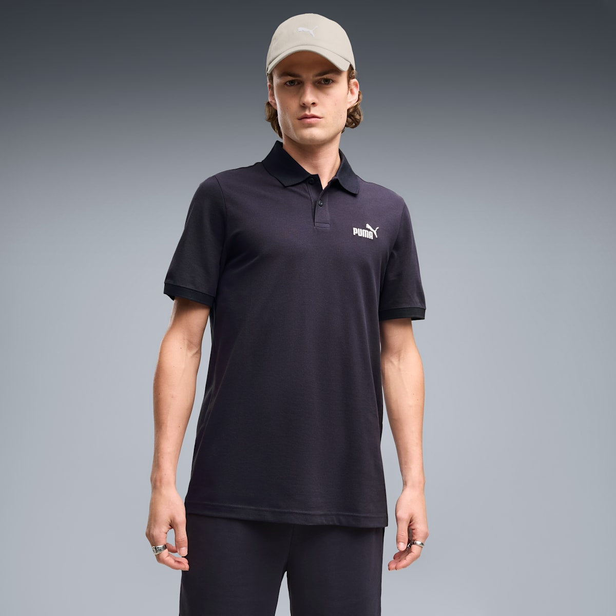 Essentials No. 1 Logo Piqué Polo Men - New Navy image 4