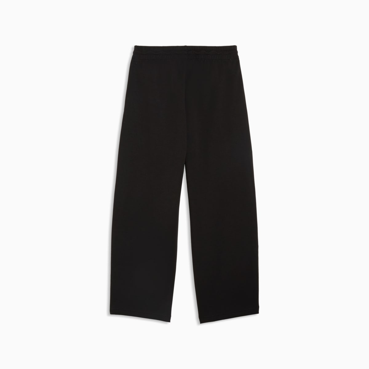 HER Relaxed Barrel Leg Pants Women - PUMA Black - back on white background