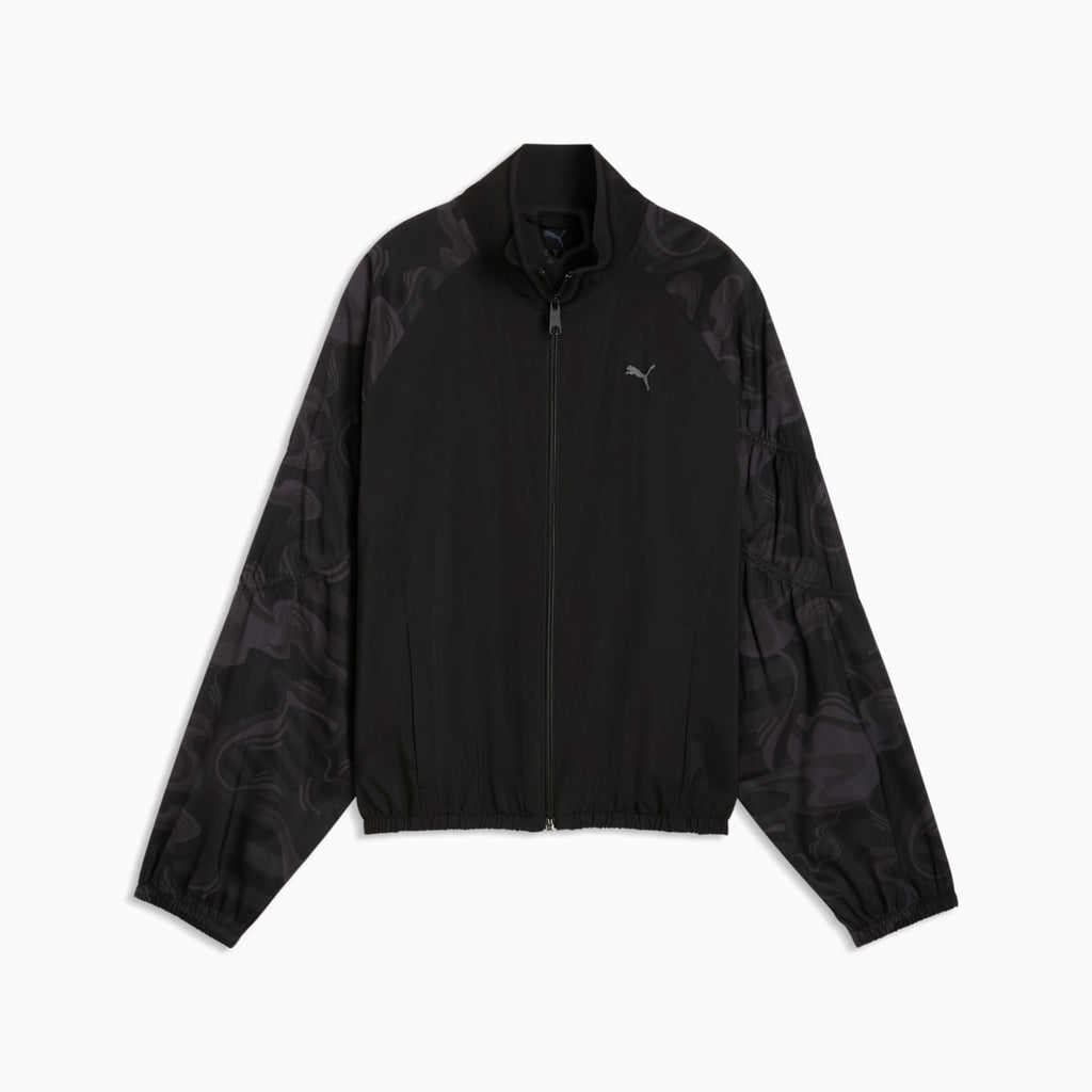 PUMA League Woven Jacket Women - PUMA Black front view
