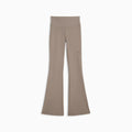 CLOUDSPUN High Waisted Flared Tights Women - Mouse Gray - front on white background