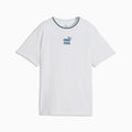 MID 90s Relaxed Back Graphic Tee Youth - White Glow Heather - front on white background