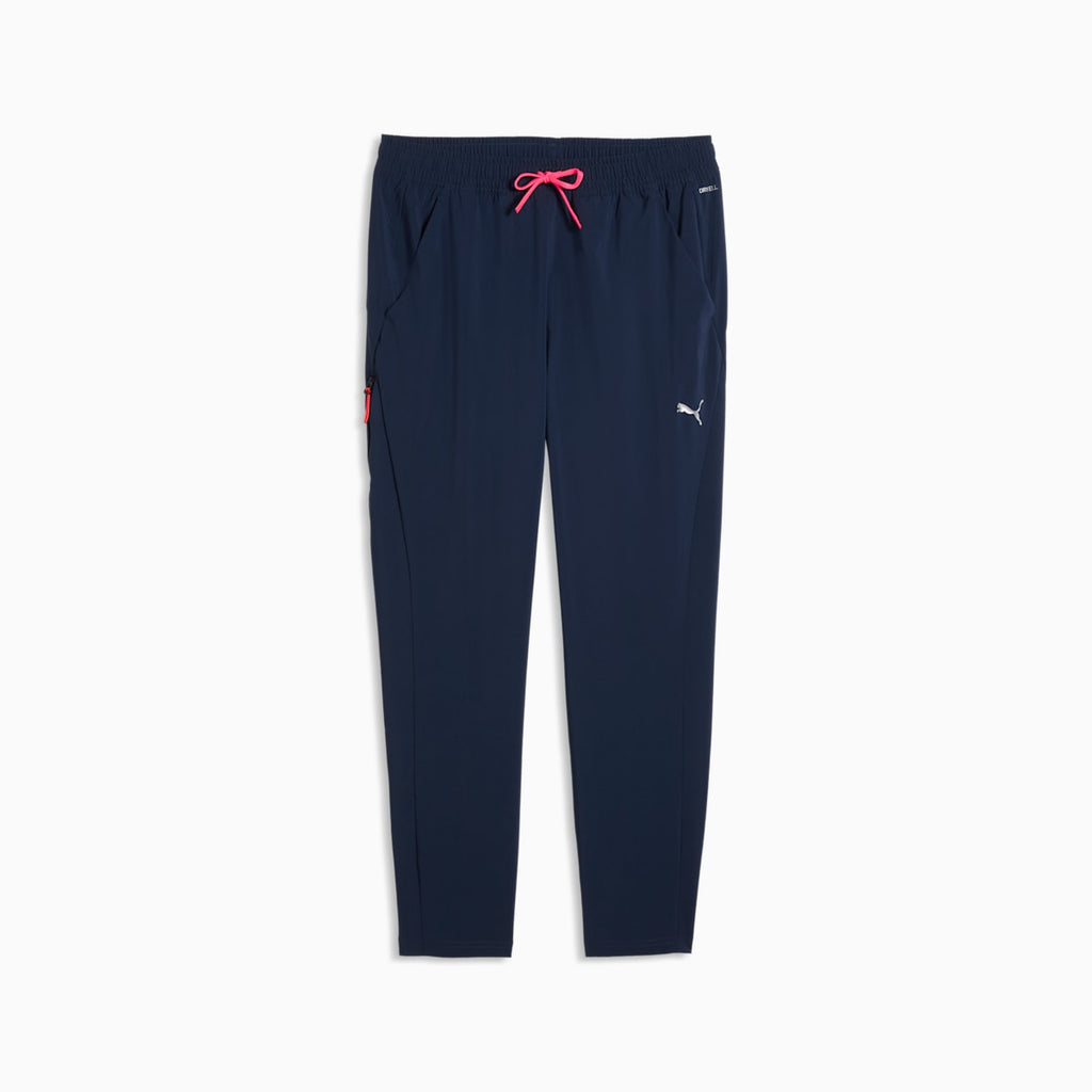 PWRTRAIN Stretch Woven Pants Men - PUMA Navy - front on white background