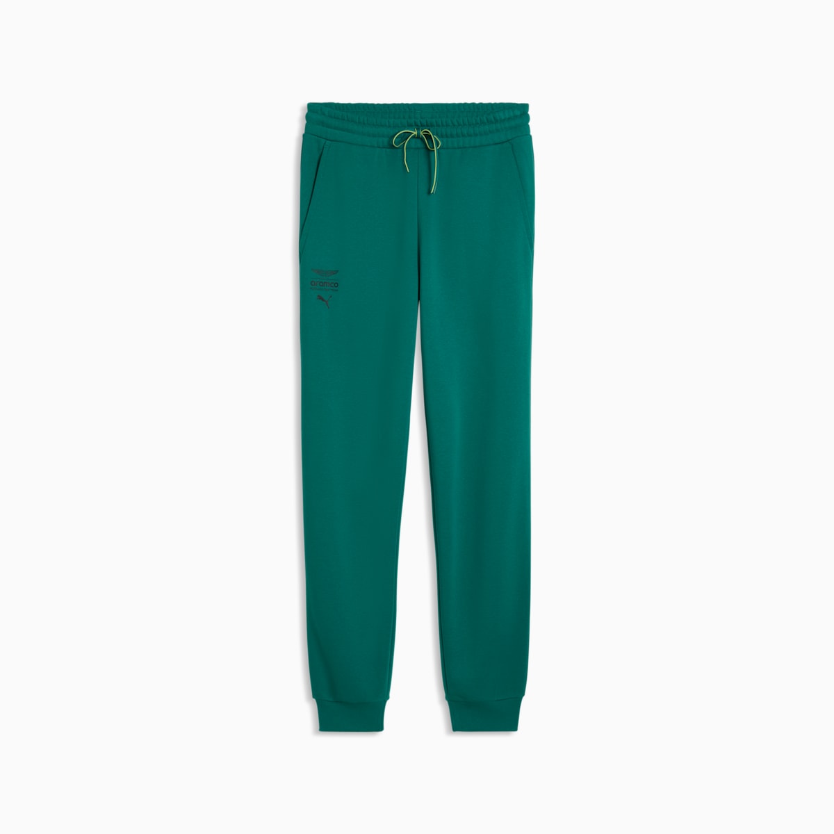 PUMA x ASTON MARTIN ARAMCO F1® TEAM Essentials Sweatpants Men - Colour 04 - front on white background