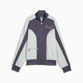 T7 Relaxed Love Of The Cat Track Jacket Women - Inky Depths - front on white background