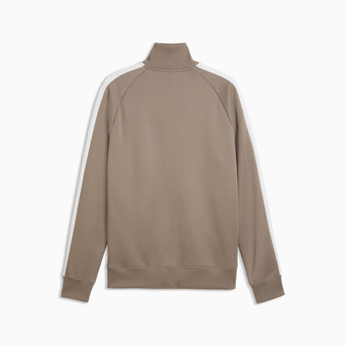 T7 Men's Track Jacket - Mouse Gray - back on white background