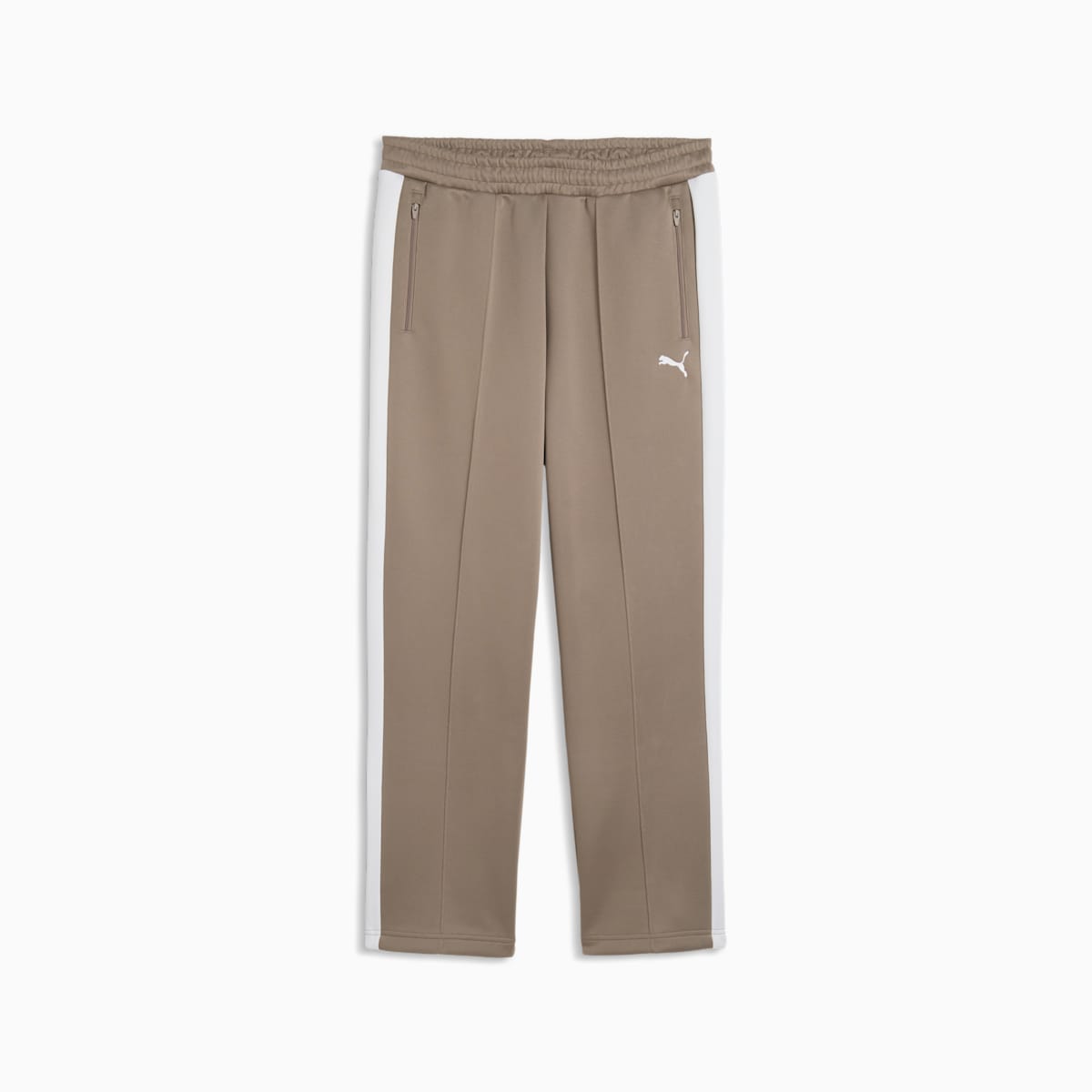 T7 Men's Relaxed Track Pants - Mouse Gray - front on white background