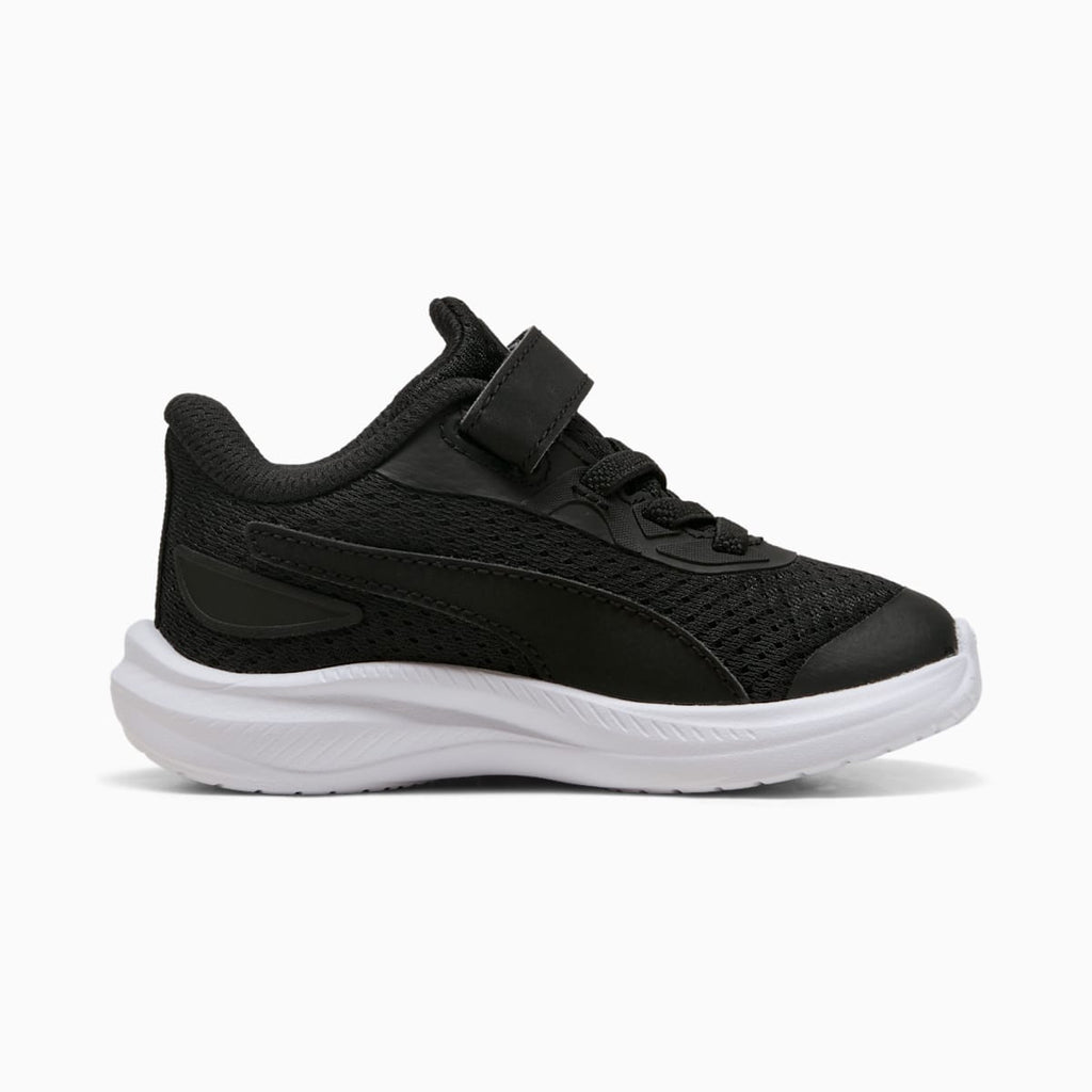 PUMA Skyrocket 2 Sneakers Toddlers - PUMA Black-PUMA White-PUMA Silver - Front / Top View