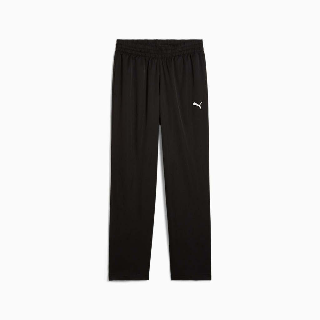 Essentials Woven Pants Men - PUMA Black front view