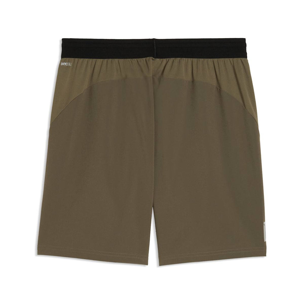 PWRTRAIN Training Shorts Men - Loden Green back view