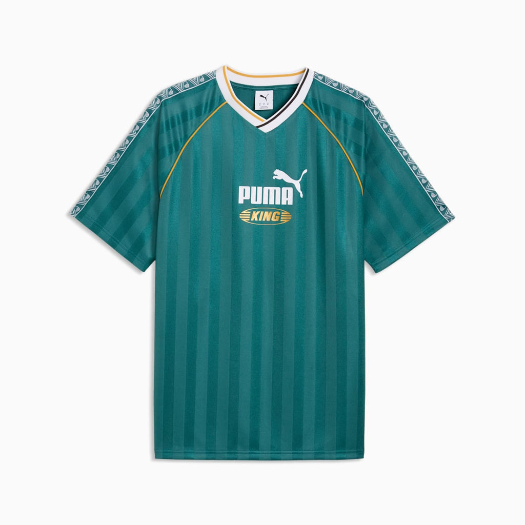KING Relaxed Football Jersey Unisex - Emerald Ice front view