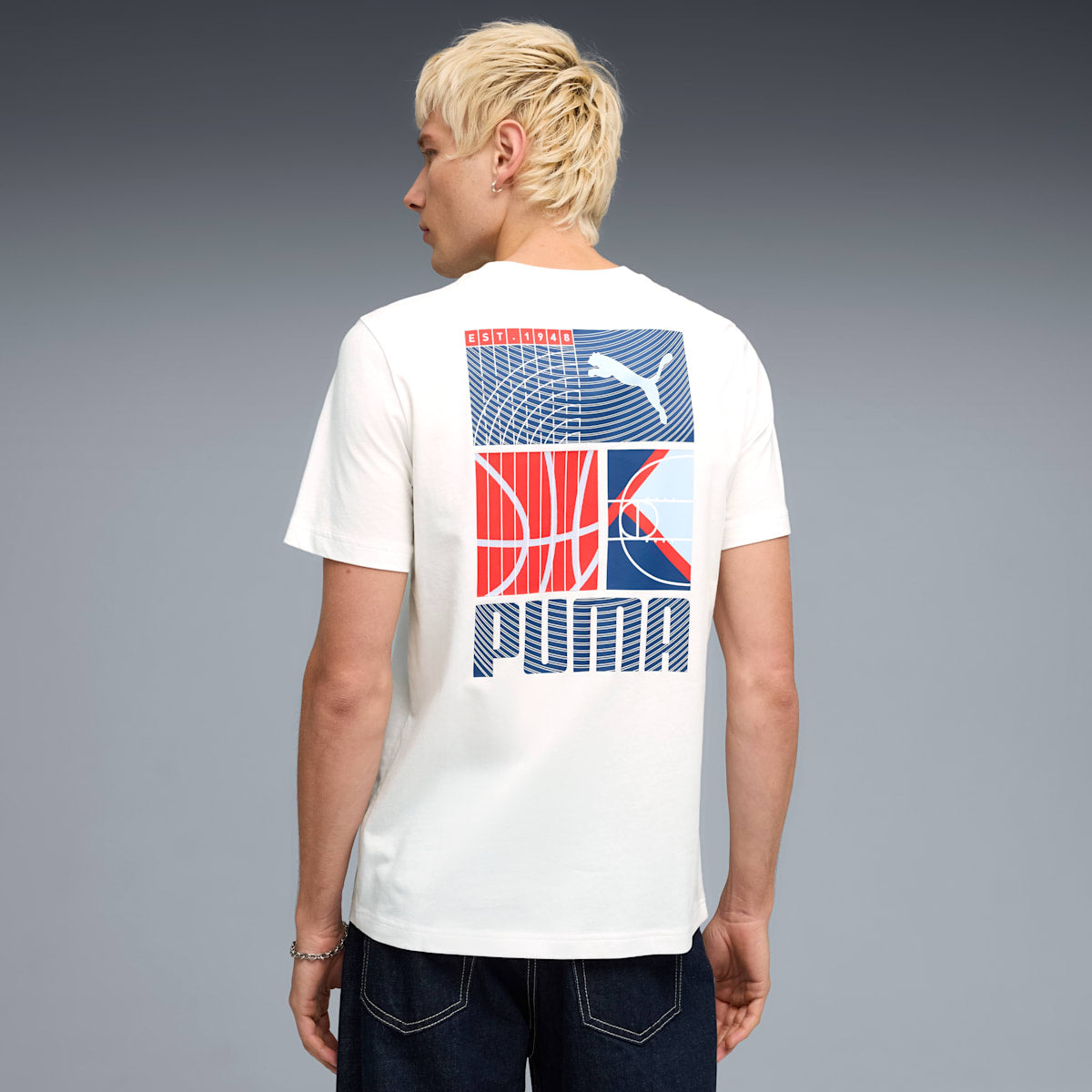 PUMA Graphic Sports Tee Men - PUMA White image 5