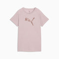 Essentials Sequins Tee Women - Misty Pink - front on white background
