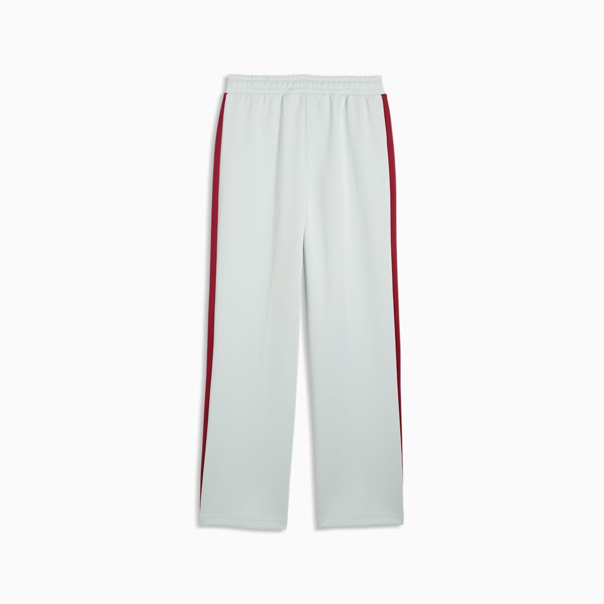 T7 Always On Straight Track Pants Women - Créme De Mint-Garnet Glow - back on white background