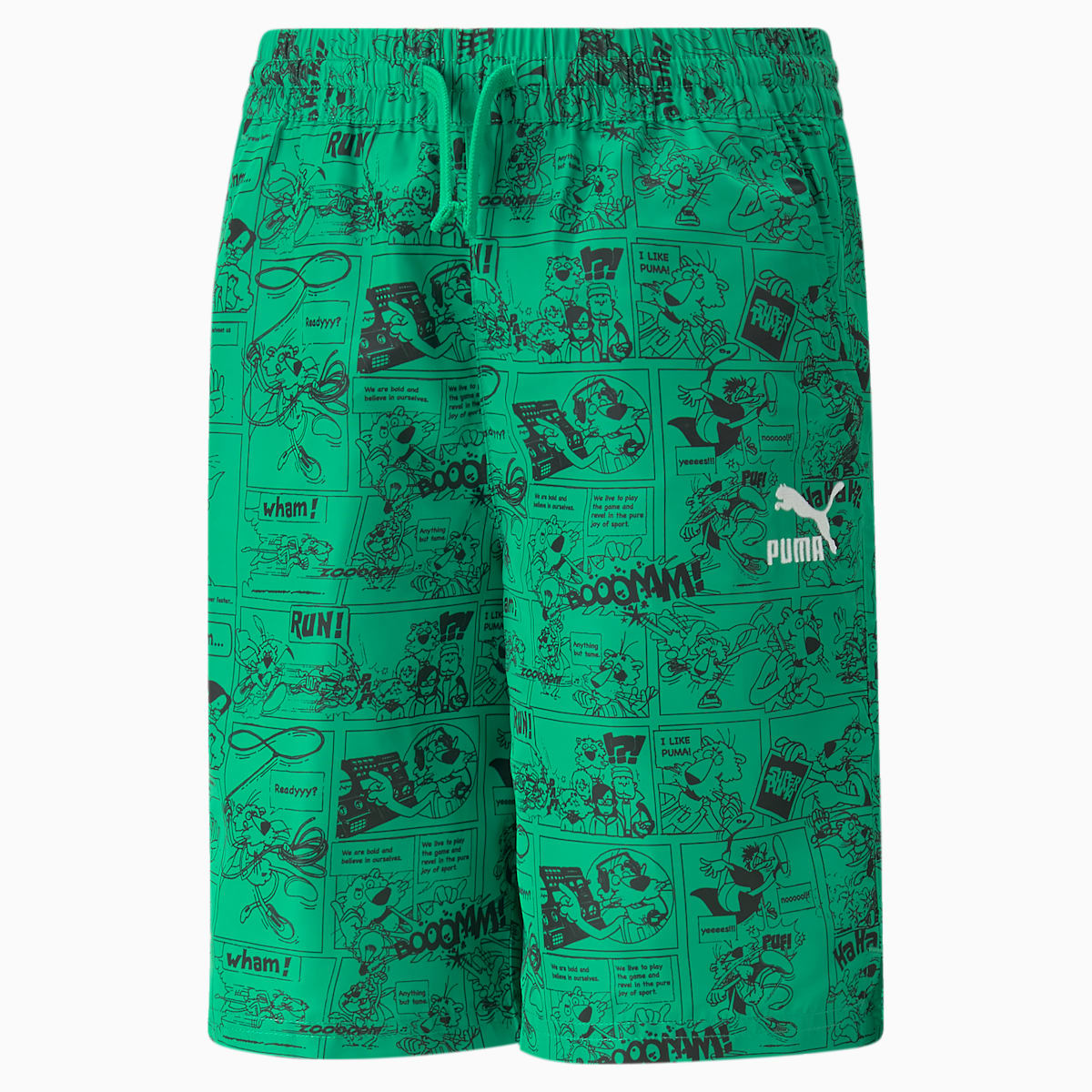 CLASSICS SUPER PUMA Shorts Wv B Grassy G front view