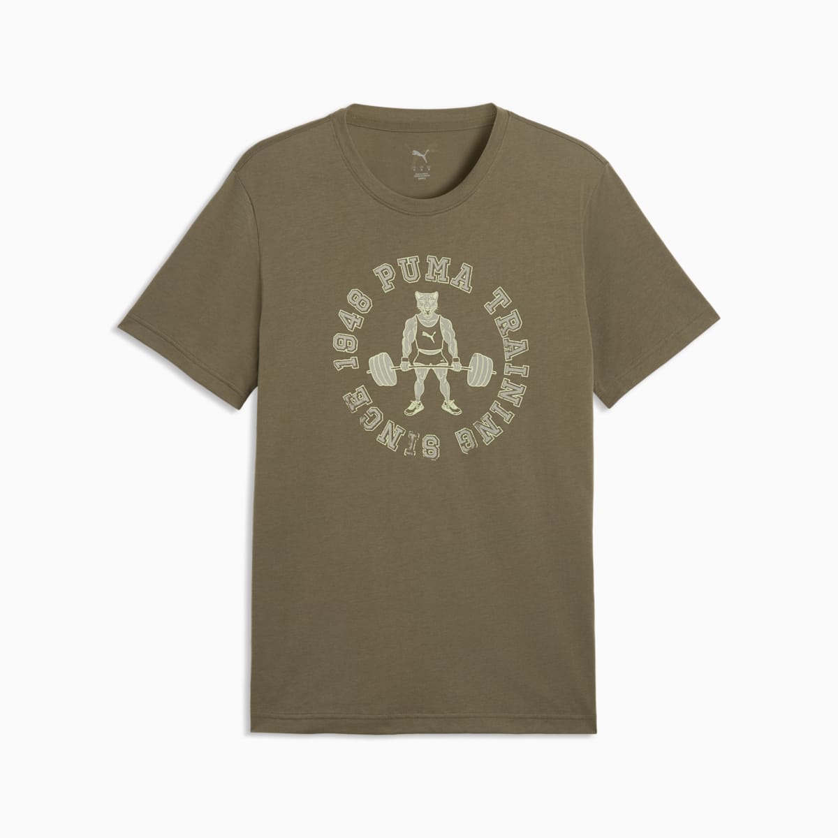 Graphics Training Tee Men - Loden Green front view