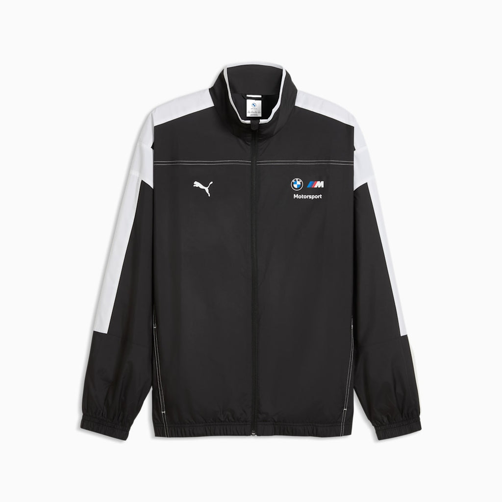 BMW M Motorsport MT7 Woven Jacket Men - PUMA Black - front on white background