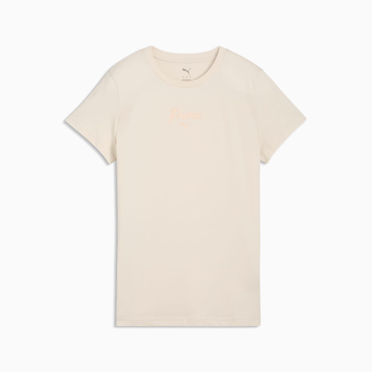 Essentials Script Tee Women - Alpine Snow front view