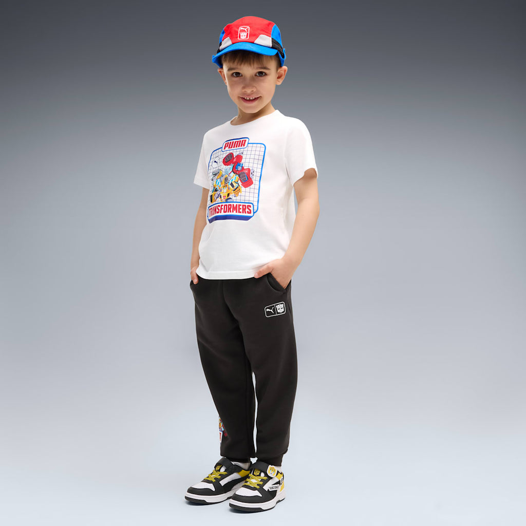 PUMA x TRANSFORMERS Sweatpants Kids - PUMA Black - on model