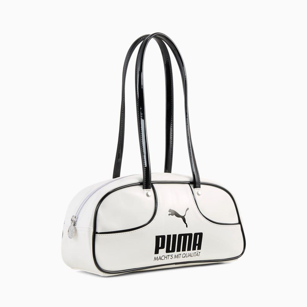 PUMA 1976 4L Grip Bag - PUMA White-PUMA Black - Front view