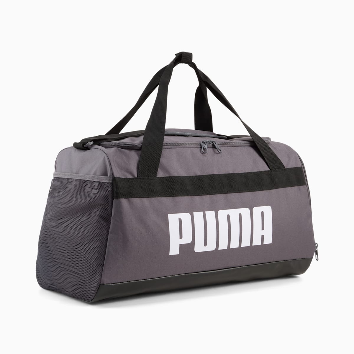 PUMA Challenger 35L Small Sports Bag - Moody Gray - Front view
