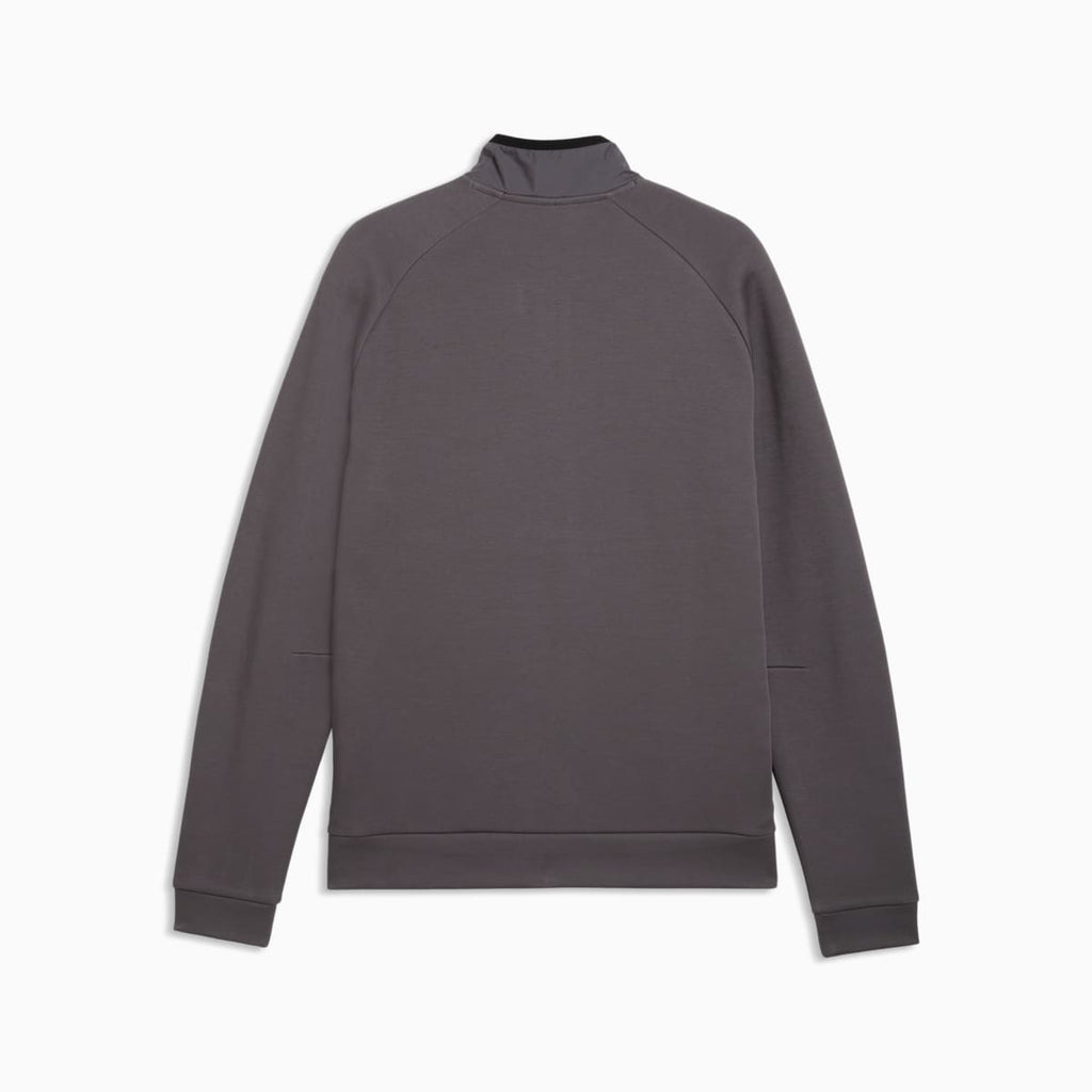 PUMATECH Men's Half-Zip Sweatshirt - Moody Gray - back on white background