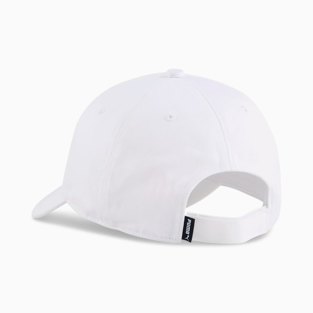 PUMA Essentials No. 1 Logo Patch Baseball Cap - PUMA White - Back view