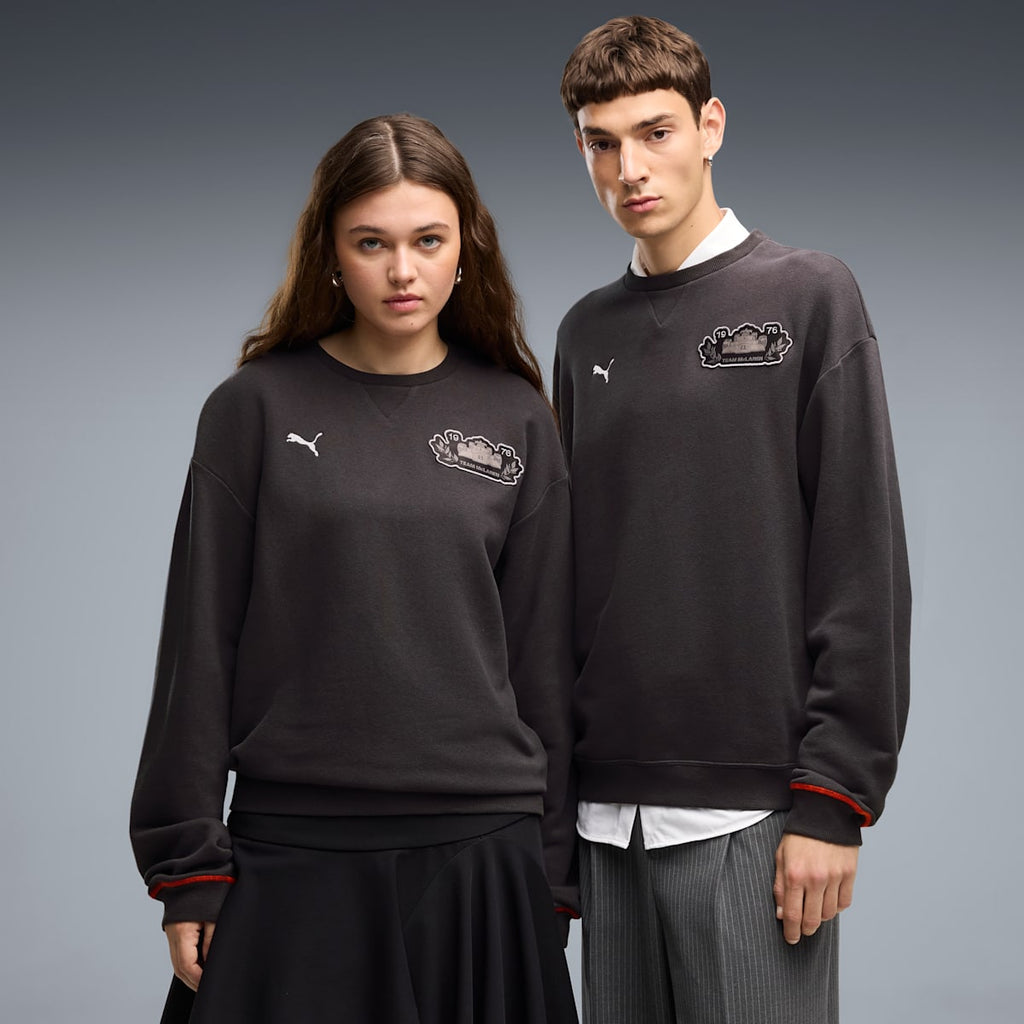 McLAREN RACING Crew Sweatshirt - Titan Black - on model