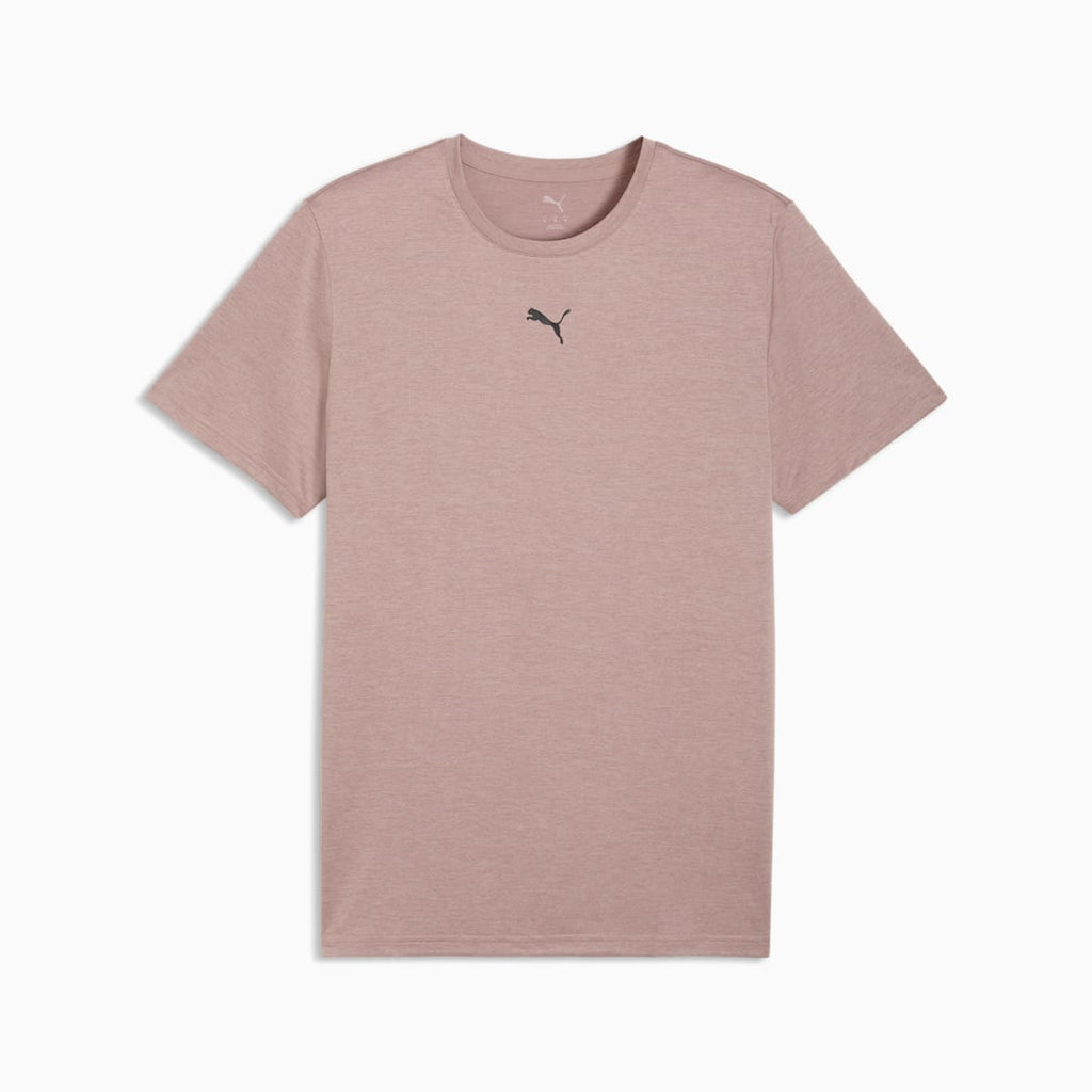 TAD ESSENTIALS Heather Cat Tee Men - Sandstone Heather front view