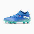 FUTURE 7 MATCH FG/AG Junior Football Boots - Bluemazing front view