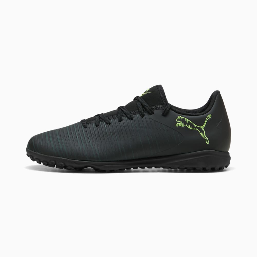 FUTURE 8 PLAY TT Football Boots - PUMA Black / Fizzy Light front view