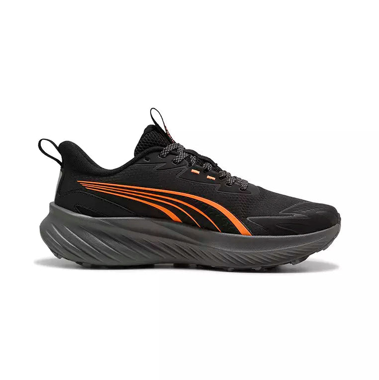PUMA Pounce Lite 2 Trail Running Shoes-PUMA Black-Fluro Orange Pes