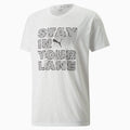 Performance Running Graphic Recycled Tee Men back view