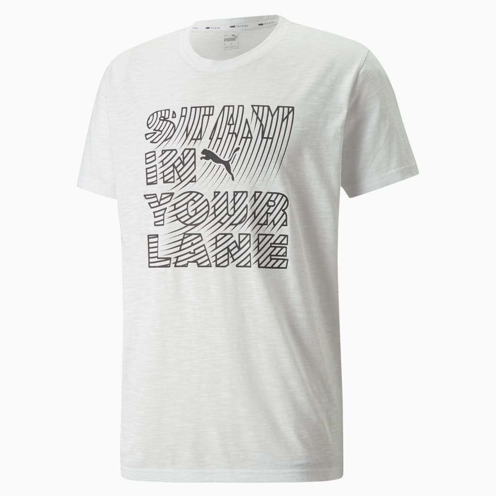 Performance Running Graphic Recycled Tee Men back view