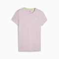 RUN FAVORITE HEATHER SS TEE W Grape Mist front view