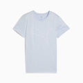 W TAD ESSENTIAL Heather Logo Tee Cool We front view