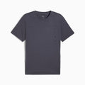 TAD TECH Tri-Blend Tee Men - Galactic Gray back view