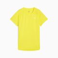 W RUN VELOCITY TEE (POLY) Lemon Sherbert front view