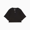 W CLOUDSPUN MESH TEE PUMA Black front view