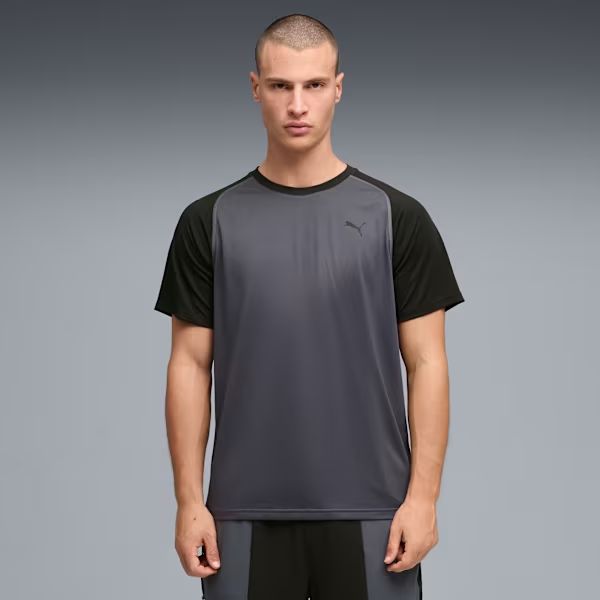 PWRTRAIN Training Tee Men - Galactic Gray model view
