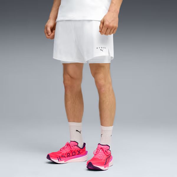 PUMA x HYROX DRYELITE 2-in-1 Shorts Men - PUMA White model view