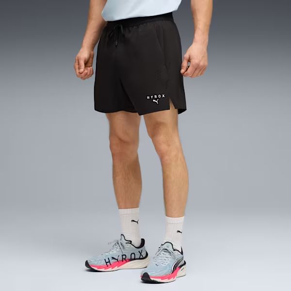 PUMA x HYROX DRYELITE 5-inch Shorts Men - PUMA Black model view