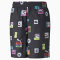 Brand Love AOP Shorts 8" WV Puma Black front view