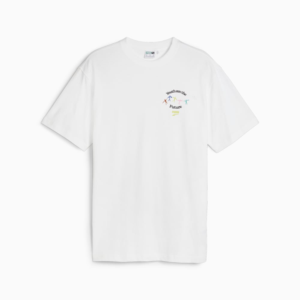 DOWNTOWN Graphic Tee Men - PUMA White front view