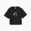 TEAM Relaxed Tee Black front view