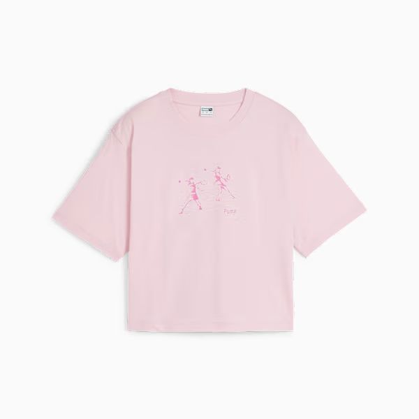 TEAM Relaxed Tee Grape Mist front view