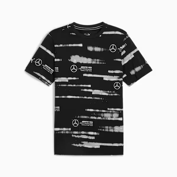 MAPF1 AOP Logo Tee Black front view
