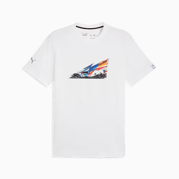 BMW MMS CAR GRAPHIC TEE 2 White front view